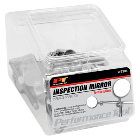 Performance Tool Performance Tool 4.6 X 3.4 in. L Steel Telescoping Inspection Mirror W3304